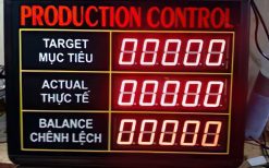 Bảng Led đếm sản phẩm trong nhà máy thiết bị công nghiệp