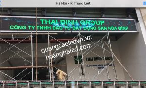 MÀn hình LED P10 ngoài trời tại Thái Bình Group 1