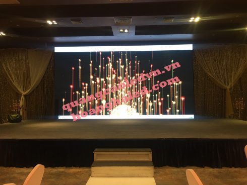 màn hình led full color p3 tại trung tâm tiệc cưới và tổ chức sự kiện 2