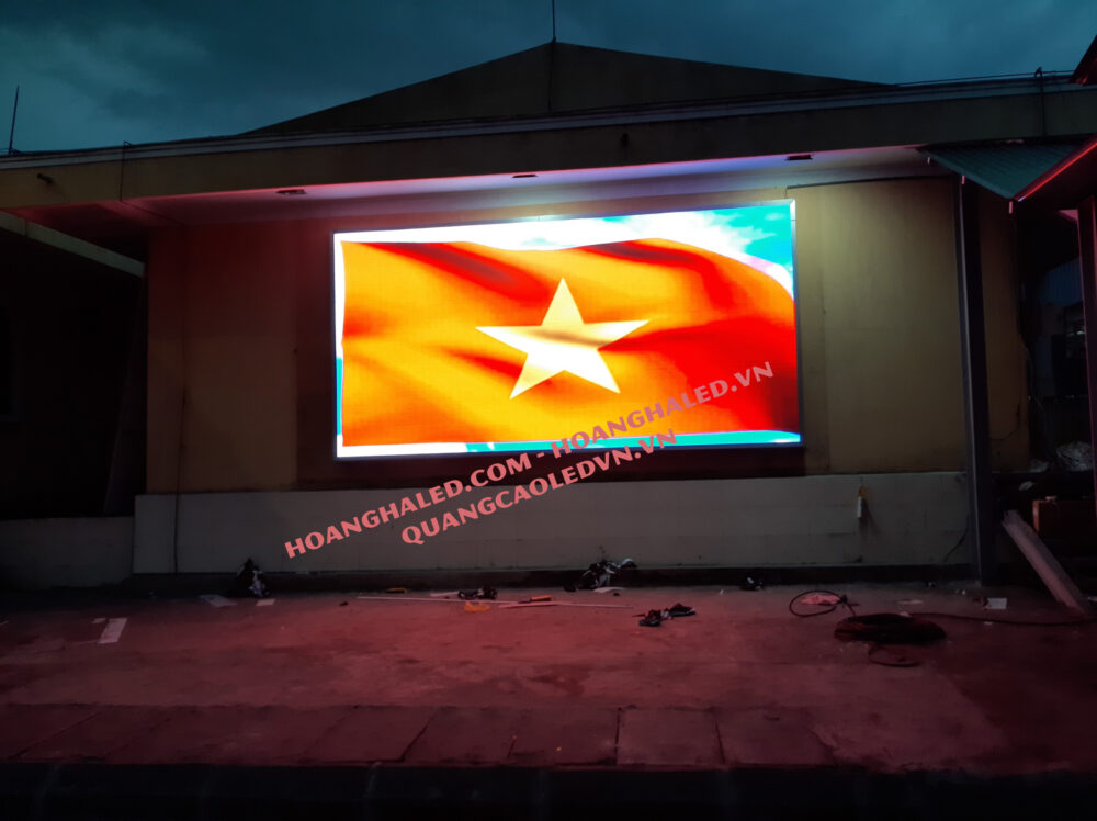 Thi công màn hình LED Full Color P5 ngoài trời tại nhà máy than Mạo Khê 5