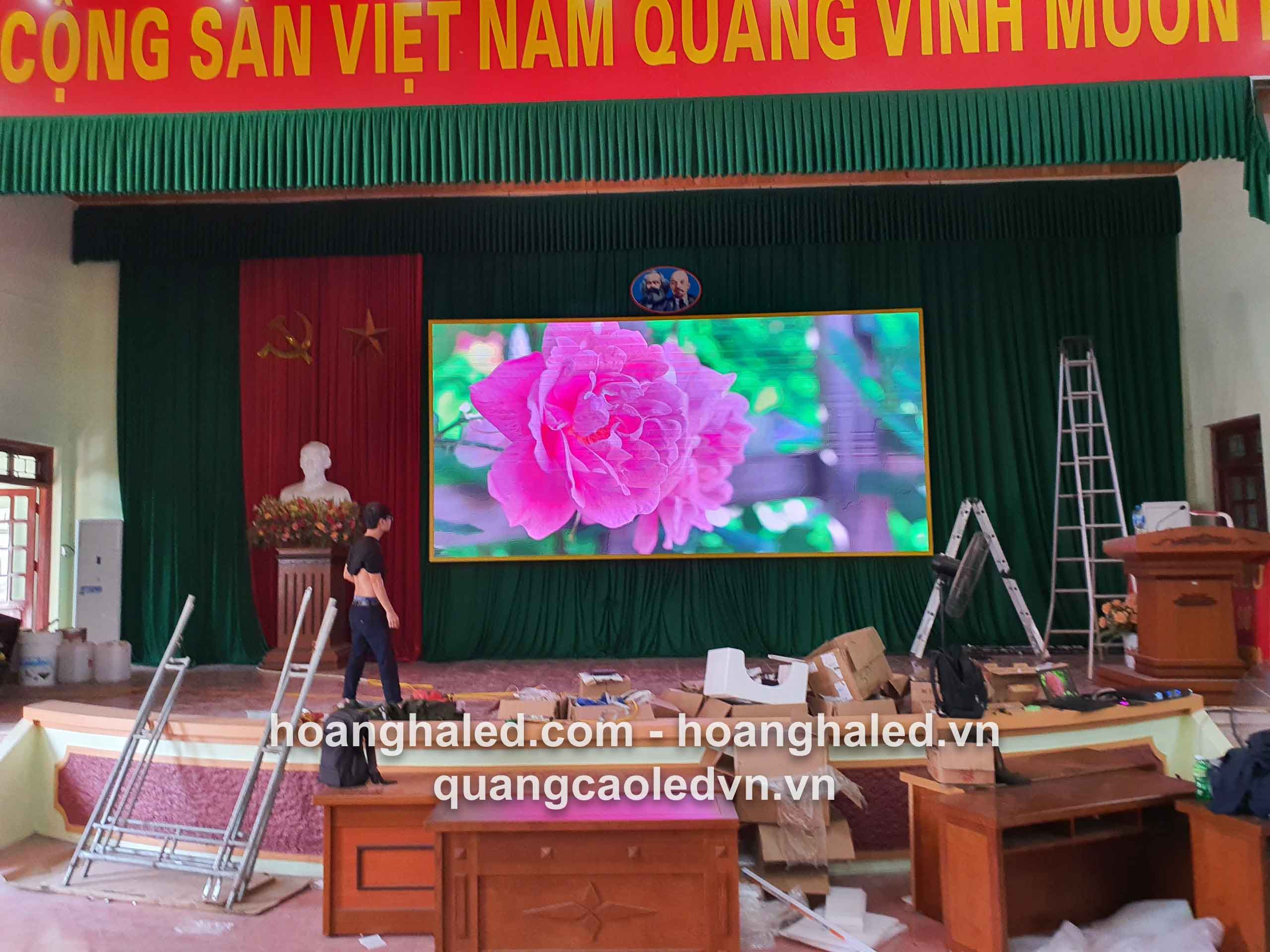 Thi công màn hình LED P3 trong nhà tại Dị Sử - Mỹ Hào - Hưng Yên 2