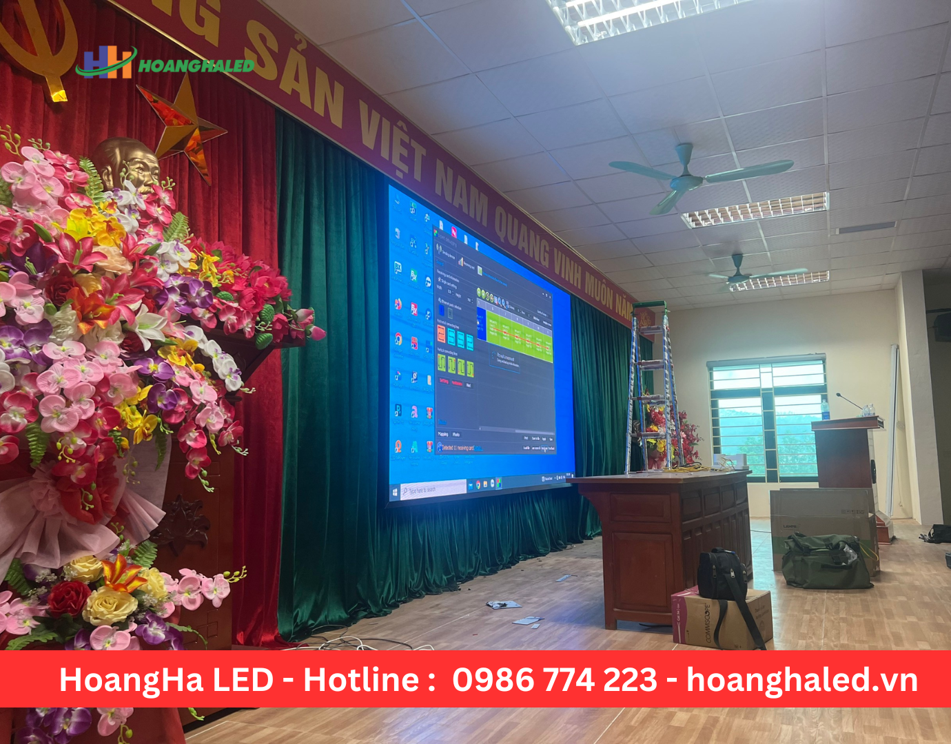 led 2.5 tại công an huyện