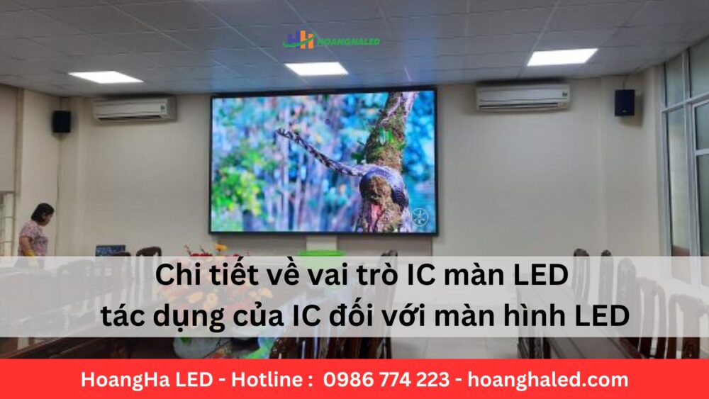 Chi tiet ve vai tro IC man LED tac dung cua IC doi voi man hinh LED