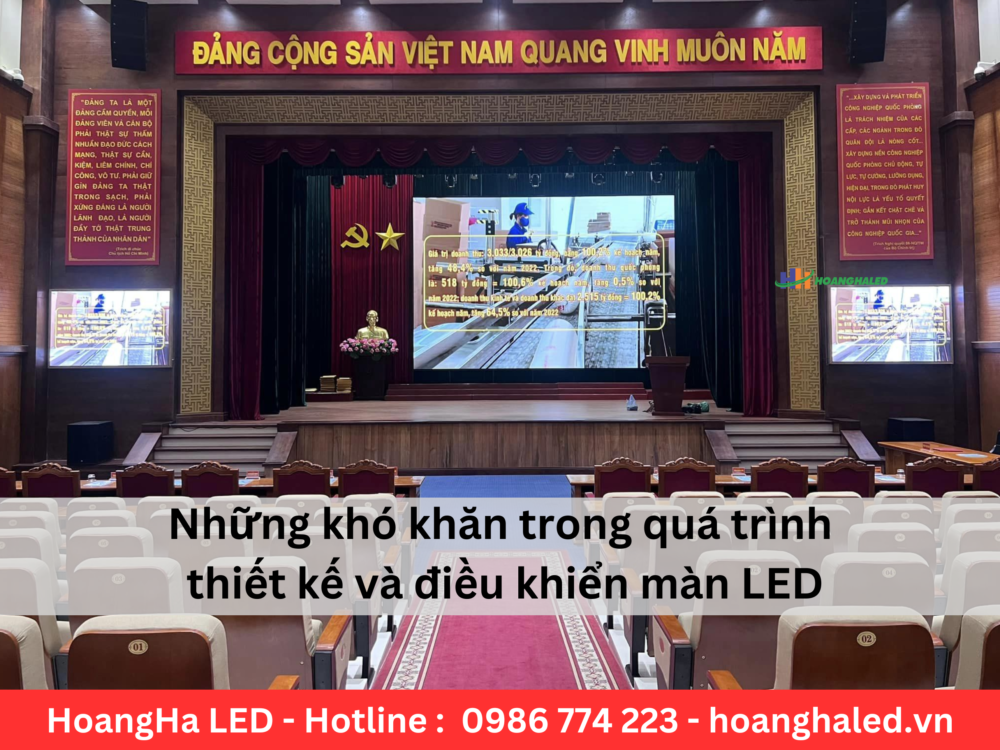 Nhung kho khan trong qua trinh thiet ke va dieu khien man LED