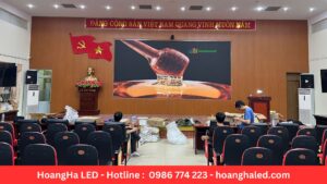 Hình ảnh dự án màn LED P1.25 trong nhà sau khi hoàn thành