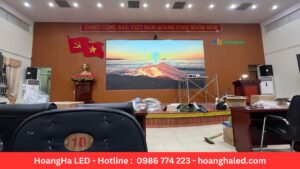 Hình ảnh dự án màn LED P1.25 trong nhà sau khi hoàn thành