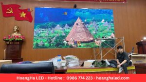 Hình ảnh dự án màn LED P1.25 trong nhà sau khi hoàn thành