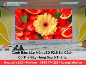 Lắp Màn LED P2.5 Sai Cách